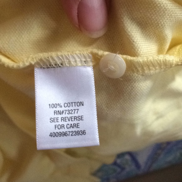 NWT Men’s Croft&Barrow Polo yellow - Picture 6 of 8